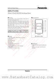 MN3713FE datasheet pdf Panasonic