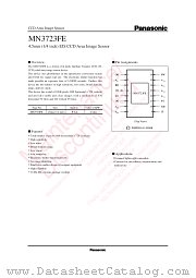MN3723FE datasheet pdf Panasonic