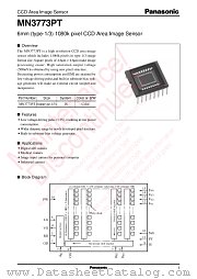 MN3773PT datasheet pdf Panasonic
