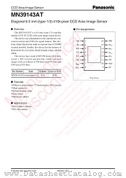 MN39143AT datasheet pdf Panasonic