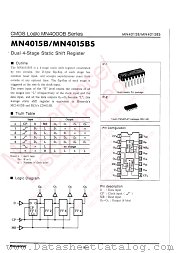 MN4015B datasheet pdf Panasonic