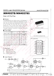 MN4027BS datasheet pdf Panasonic