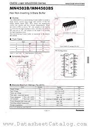 MN4503B datasheet pdf Panasonic