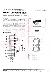 MN4512BS datasheet pdf Panasonic
