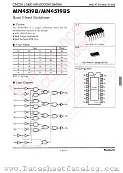MN4519B datasheet pdf Panasonic