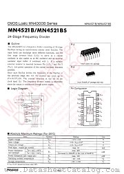 MN4521BS datasheet pdf Panasonic