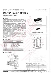 MN4541BS datasheet pdf Panasonic