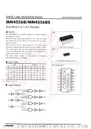 MN4556BS datasheet pdf Panasonic