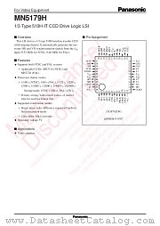 MN5179H datasheet pdf Panasonic