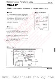 MN6147 datasheet pdf Panasonic