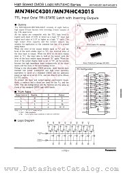 MN74HC4301S datasheet pdf Panasonic
