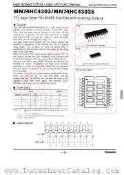 MN74HC4303S datasheet pdf Panasonic