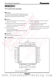 MN83951 datasheet pdf Panasonic