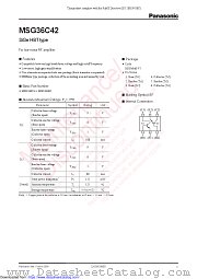 MSG36C42 datasheet pdf Panasonic