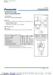MTM23227 datasheet pdf Panasonic