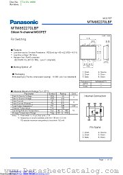 MTM86227 datasheet pdf Panasonic