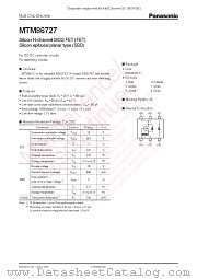MTM86727 datasheet pdf Panasonic