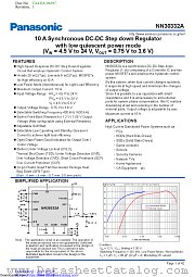 NN30332A datasheet pdf Panasonic