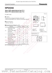 NP043A6 datasheet pdf Panasonic