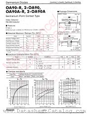 2-OA90A datasheet pdf Panasonic