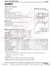 OH10007 datasheet pdf Panasonic
