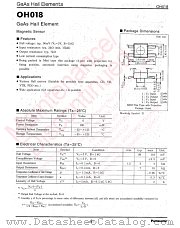 OH10018 datasheet pdf Panasonic