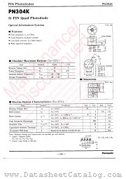 PN304K datasheet pdf Panasonic
