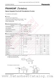 PNA4K04F datasheet pdf Panasonic