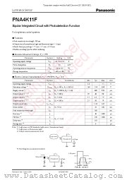 PNA4K11F datasheet pdf Panasonic
