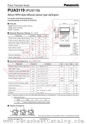 PUA3119 datasheet pdf Panasonic