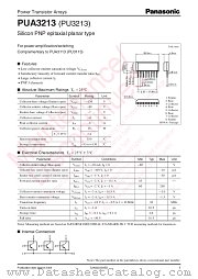 PUA3213 datasheet pdf Panasonic