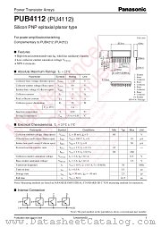PUB4112 datasheet pdf Panasonic