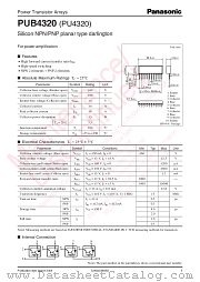 PUB4320 datasheet pdf Panasonic