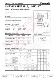 UNR3113 datasheet pdf Panasonic