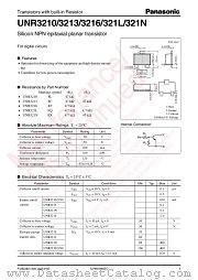 UNR321L datasheet pdf Panasonic