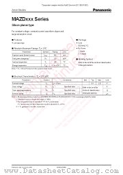 MAZD240 datasheet pdf Panasonic