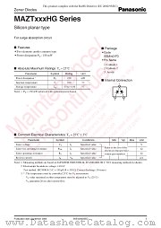 MAZT120HG datasheet pdf Panasonic