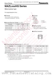 MAZL068HG datasheet pdf Panasonic