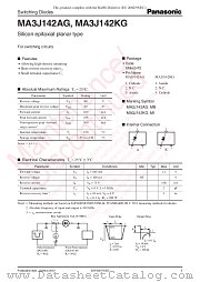 MA3J142KG datasheet pdf Panasonic