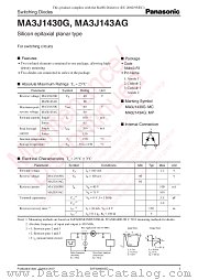 MA3J143AG datasheet pdf Panasonic