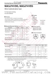 MA3J741EG datasheet pdf Panasonic