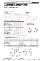 MA3Z792DG datasheet pdf Panasonic