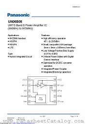 UN06B08 datasheet pdf Panasonic