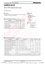 UNR31A1G datasheet pdf Panasonic