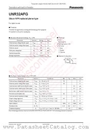 UNR32AFG datasheet pdf Panasonic