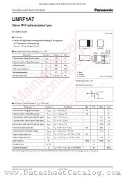 UNRF1A7 datasheet pdf Panasonic
