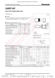 UNRF1AF datasheet pdf Panasonic
