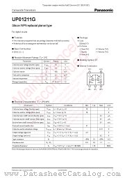 UP01211G datasheet pdf Panasonic