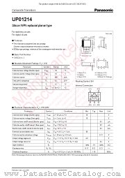 UP01214 datasheet pdf Panasonic