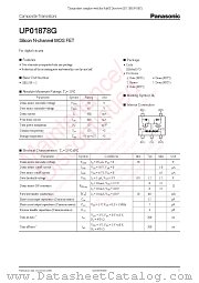 UP01878G datasheet pdf Panasonic
